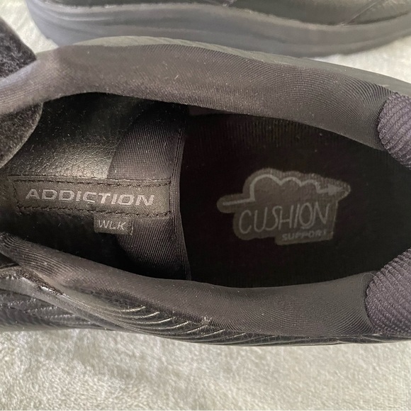 Brooks Addiction Walker V-Strap Leather Walking Shoes Black Size 14 Wide NWT - Picture 7 of 11